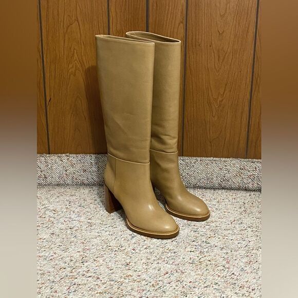 Gabriela Hearst Bocca Knee High Boot in Dark Camel Leather size 36.5 - Picture 7 of 16